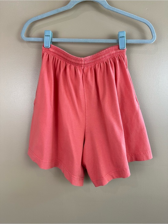 Russell Athletic Pants - Vintage 90s Womens Russell Athletic Jersey Gym Shorts Made In USA Coral Pink M